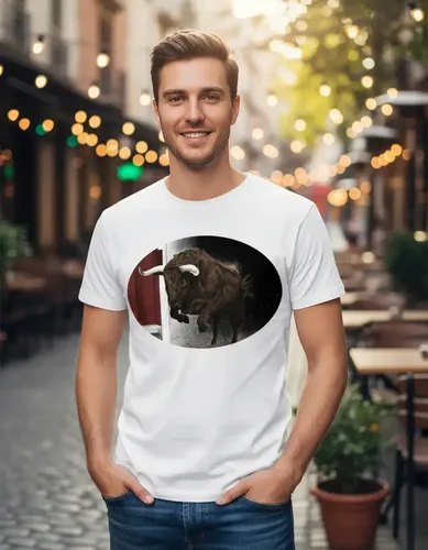 Playera Hombre Moda Casual Algodón Premium Tauromaquia Toros